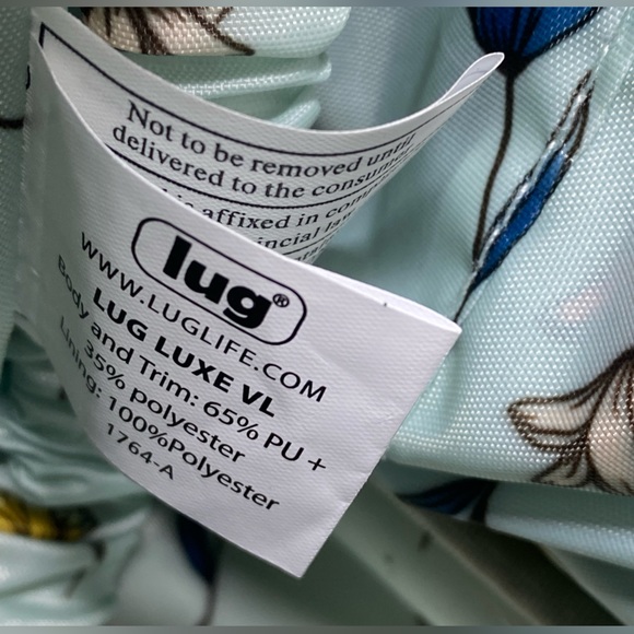 Lug Dory bag  Matte Luxe Crossbody Tote Handles Pebble purse GUC - Picture 11 of 13